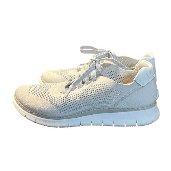 Vionic Casual Joey Sneaker Light Grey Leather 5 - Picture 1 of 11